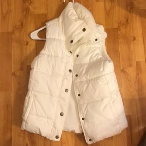 White Winter Vest